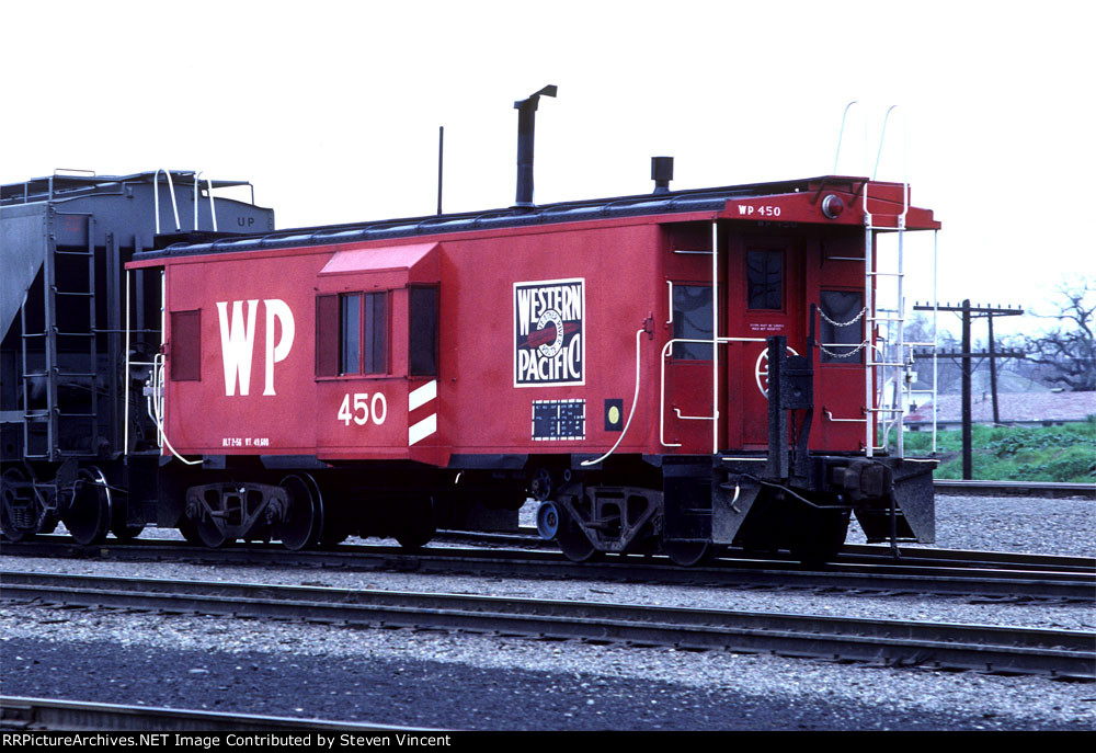 Western Pacific caboose WP #450